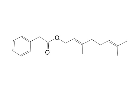 Acetic acid, phenyl-, geranyl ester