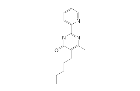 6-methyl-5-pentyl-2-(2-pyridyl)-4(3H)-pyrimidinone