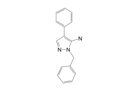 2-Benzyl-4-phenylpyrazol-3-amine