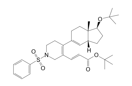 (E)-3-[4-[(1S,3aR,7aS)-1-tert-butoxy-7a-methyl-1,2,3,3a,6,7-hexahydroinden-5-yl]-1-besyl-3,6-dihydro-2H-pyridin-5-yl]acrylic acid tert-butyl ester