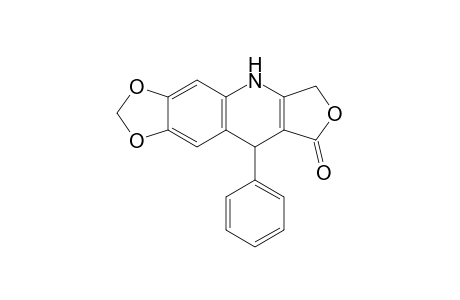 9-Phenyl-6,9-dihydro[1,3]dioxolo[4,5-g]furo[3,4-b]quinolin-8(5H)-one