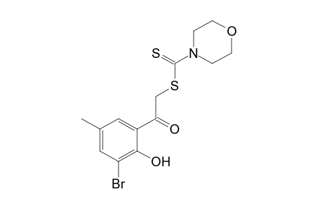 3'-BROMO-2'-HYDROXY-2-MERCAPTO-5'-METHYLACETOPHENONE, 2-(4-MORPHOLINECARBODITHIOATE)