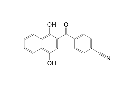 4-(1,4-Dihydroxy-2-naphthoyl)benzonitrile