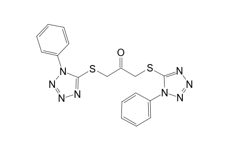 2-propanone, 1,3-bis[(1-phenyl-1H-tetrazol-5-yl)thio]-