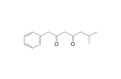 2,4-Heptanedione, 6-methyl-1-phenyl-
