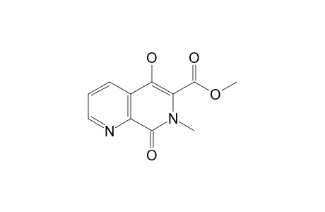 5-HYDROXY-6-METHOXYCARBONYL-N-METHYL-1,7-NAPHTHYRIDIN-8(7H)-ONE
