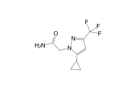 2-[5-cyclopropyl-3-(trifluoromethyl)-1H-pyrazol-1-yl]acetamide