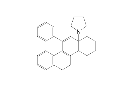 11-PHENYL-12A-PYRROLIDINO-1,2,3,4,4A,12A,5,6-OCTAHYDROCHRYSENE