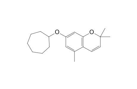 7-(Cycloheptoxy)-2,2,5-trimethyl-chromene