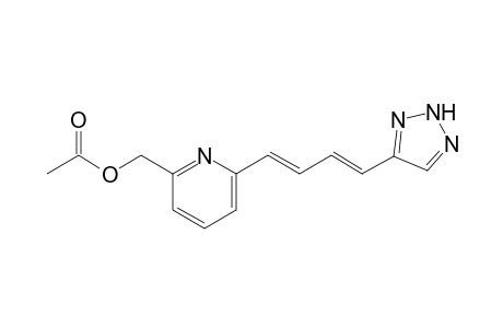 6-[(1E,3E)-4-(2H-[1,2,3]triazol-4-yl)-1,3-butadienyl]-2-pyridylmethyl acetate