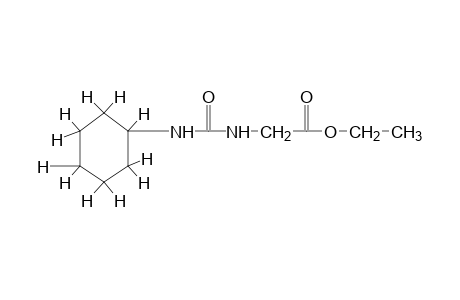 N-(cyclohexylcarbamoyl)glycine, ethyl ester