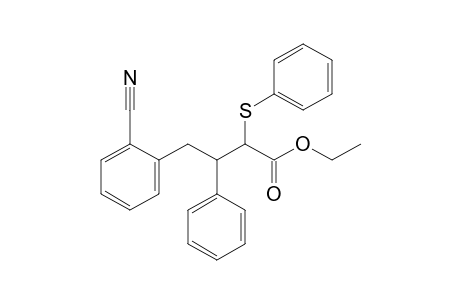 Ethyl 4-(2-Cyanophenyl)-3-phenyl-2-(phenylthio)butanoate