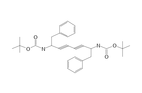 3,5-Octadiyne, 2,7-bis[t-butoxycarbonyl)amino]-1,8-diphenyl-