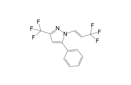 5-phenyl-3-(trifluoromethyl)-1-(3,3,3-trifluoroprop-1-en-1-yl)-1H-pyrazole