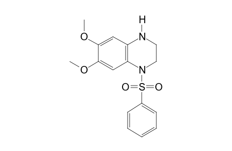 6,7-DIMETHOXY-1-(PHENYLSULFONYL)-1,2,3,4-TETRAHYDROQUINOXALINE