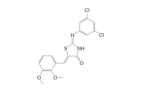 (2E,5Z)-2-[(3,5-dichlorophenyl)imino]-5-(2,3-dimethoxybenzylidene)-1,3-thiazolidin-4-one