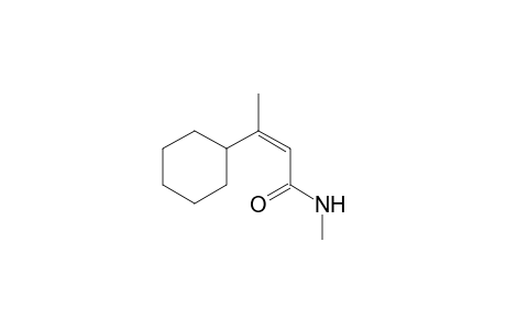 (Z)-3-Cyclohexyl-N-methyl-but-2-enamide