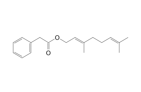 Acetic acid, phenyl-, geranyl ester