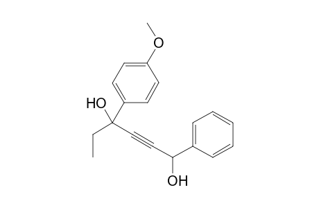 4-(4-Methoxyphenyl)-1-phenylhex-2-yne-1,4-diol