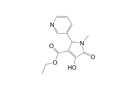 2,5-Dihydro-4-hydroxy-1-methyl-5-oxo-2-(3-pyridinyl)1h-pyrrole-3-carboxylic acid ethyl ester