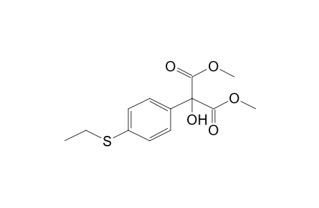 Malonic acid, 2-hydroxy-2-(4-ethylthiophenyl)-, dimethyl ester