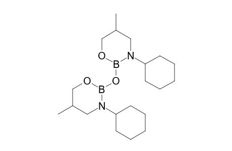 2,2'-Oxybis(5-methyl-3-cyclohexyl-1,3,2-oxazaborinane)