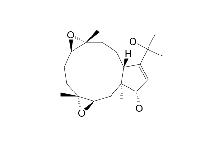 (1S*,3S*,4S*,7S*,8S*,11R*,14R*,12E)-3,4:7,8-DIEPOXYDOLABELL-12-ENE-14,18-DIOL