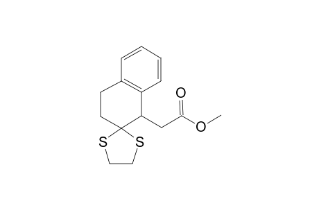 2-(1'-spiro[1,3-dithiolane-2,2'-3,4-dihydro-1H-naphthalene]yl)acetic acid methyl ester