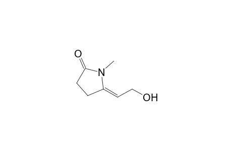 5-(2'-Hydroxyethylidene)-1-methylpyrrolidin-2-one