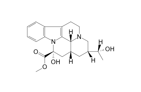 1-Hydroxy-4(R)-(1-hydroxyethyl)octahydro-1H-indolo[3,2,1-de]pyrido[3.2,1-ij][1,5]naphthyridine-1-carboxylic acid methyl ester (19R-Hydroxytacamine)