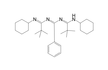 2,6-DI-TERT.-BUTYL-1,7-DICYCLOHEXYL-4-PHENYL-1,3,5,7-TETRAAZAHEPTA-1,3,5-TRIENE