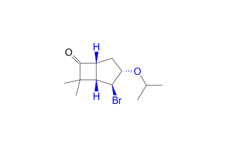 BICYCLO/3.2.0/HEPTAN-6-ONE, 2-EXO- BROMO-7,7-DIMETHYL-3-ENDO-ISOPROPOXY-,