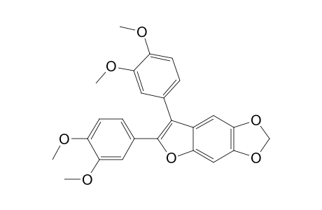 2,3-BIS-(3,4-DIMETHOXYPHENYL)-5,6-(METHYLENEDIOXY)-BENZO-[B]-FURAN