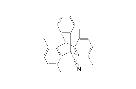 9,10[1',2']-Benzenoanthracene-9(10H)-carbonitrile, 1,4,5,8,13,16-hexamethyl-