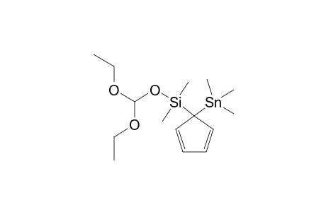 5-(Trimethylstannyl)-5-{ [metoxy-di(oxyethylene)]dimethylsilyl}-1,3-cyclopentadiene