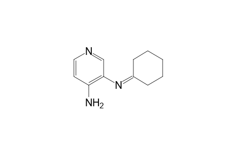 3-(Cyclohexylideneamino)pyridine-4-amine