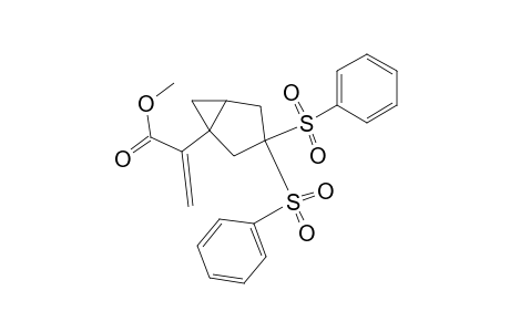 Methyl 2-[3',3'-bis(phenylsulfonyl)bicyclo[3.1.0]hex-1'-yl]prop-2-enoate
