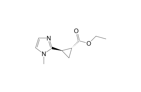 Ethyl (1R,2R)-2-(1-methyl-1H-imidazol-2-yl)cyclopropane-1-carboxylate