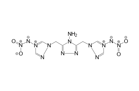 [1-[[4-amino-5-[(4-nitroazanidyl-1,2,4-triazol-4-ium-1-yl)methyl]-1,2,4-triazol-3-yl]methyl]-1,2,4-triazol-4-ium-4-yl]-nitroazanide [1-[[4-amino-5-[(4-nitroazanidyl-1,2,4-triazol-4-ium-1-yl)methyl]-1,2,4-triazol-3-yl]methyl]-1,2,4-triazol-4-ium-4-yl]-nitro-azanide