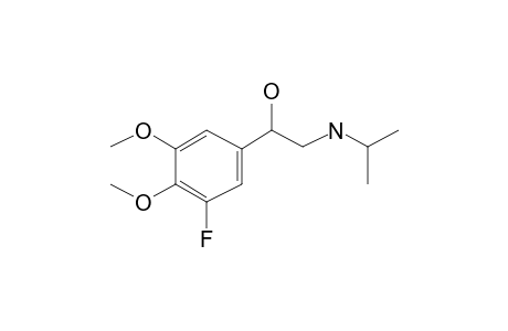 Benzeneethanamine, 3-fluoro-4,5-dimethoxy-.beta.-hydroxy-N-isopropyl-