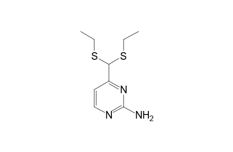 2-AMINO-4-PYRIMIDINECARBOXALDEHYDE, DIETHYL MERCAPTAL