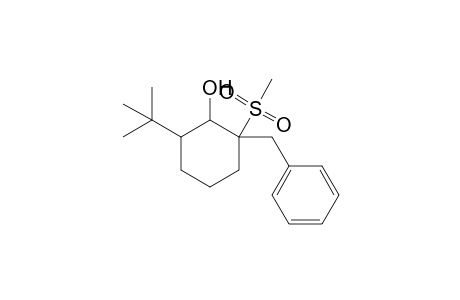 2-Benzyl-6-(t-butyl)-2-(methylsulfonyl)-1-cyclohexanol