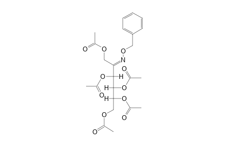 D-(-)-fructose, pentaacetate, benzyloxime (isomer 1)