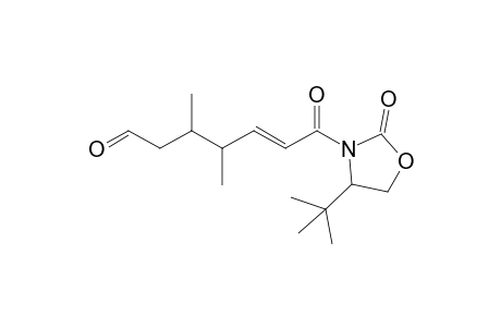 4-Tert-butyl-3-(1,7-dioxo-4,5-dimethylhept-2-en-1-yl)tetrahydro-2-oxazolone