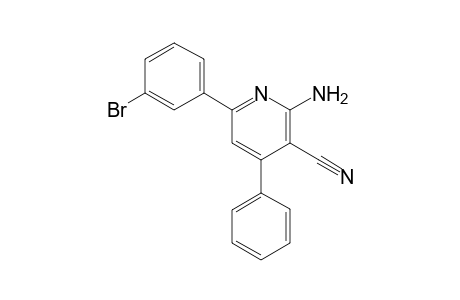 2-Amino-6-(3-bromophenyl)-4-phenyl-3-pyridinecarbonitrile