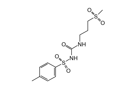 1-[3-(methylsulfonyl)propyl]-3-(p-tolylsulfonyl)urea