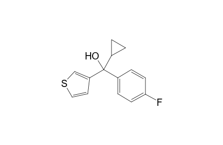 Cyclopropyl(4-fluorophenyl)(thiophen-3-yl)methanol