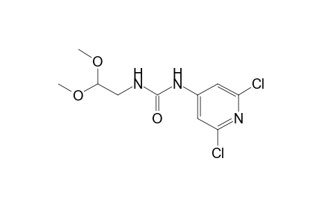 1-(2,6-dichloro-4-pyridyl)-3-(formylmethyl)urea, 3-(dimethylacetal)
