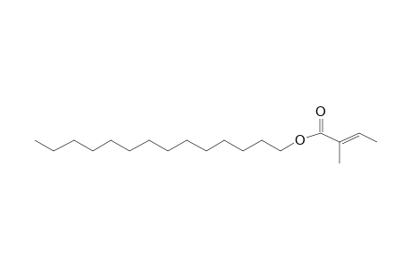 Tetradecyl (E)-2-methylbut-2-enoate