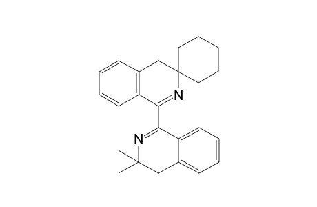 3'-Spirocyclohexyl-3,3-dimethyl-3,4,3',4'-tetrahydro-[1,1']biisoquinolinyl